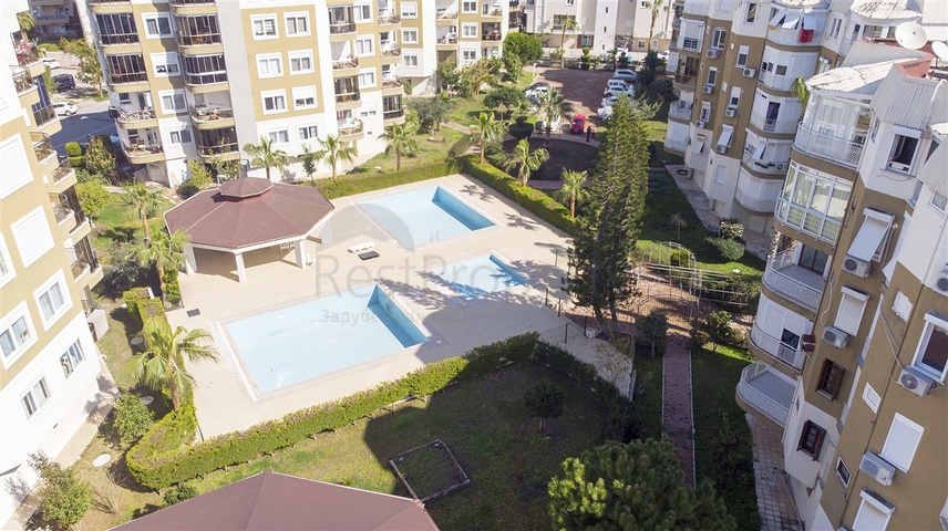 شقة 1 + 1 مع أثاث 5 دقائق من البحر في أنطاليا