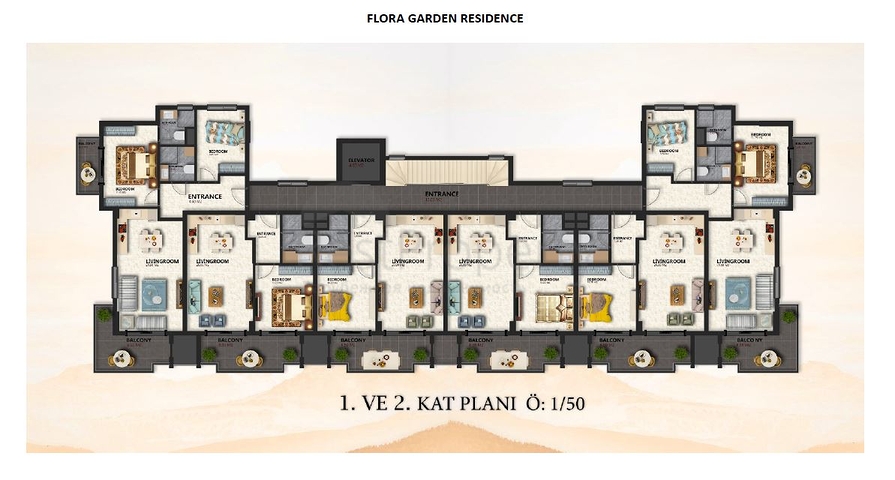 شقق بالاقساط في الانيا - مجمع قيد الانشاء في منطقة اوبا 