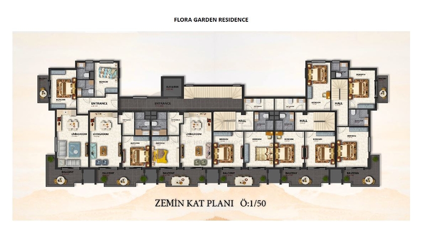 شقق بالاقساط في الانيا - مجمع قيد الانشاء في منطقة اوبا 