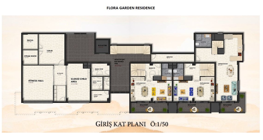 شقق بالاقساط في الانيا - مجمع قيد الانشاء في منطقة اوبا 