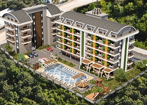 شقق بالاقساط في الانيا - مجمع قيد الانشاء في منطقة اوبا 