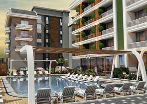 شقق بالاقساط في الانيا - مجمع قيد الانشاء في منطقة اوبا 