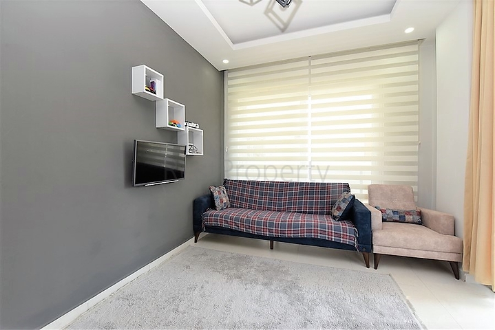 شقة جديدة وبسعر مناسب - غرفة وصالة مفروشة - في مهموتلار / الانيا 