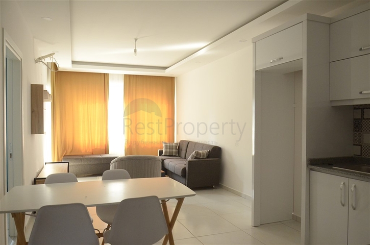 شقة غرفة وصالة - ضمن مجمع حديث - يضم كافة الخدمات - في منطقة مهموتلار / الانيا 