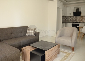 شقة غرفة وصالة - ضمن مجمع حديث - يضم كافة الخدمات - في منطقة مهموتلار / الانيا 