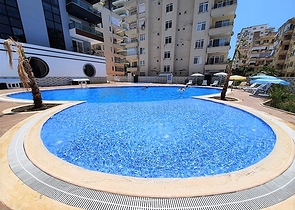 شقة غرفة وصالة - ضمن مجمع حديث - يضم كافة الخدمات - في منطقة مهموتلار / الانيا 