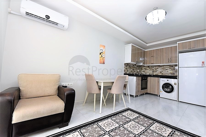 شقة مؤثثة - غرفة وصالة ضمن مجمع - مهموتلار / الانيا 