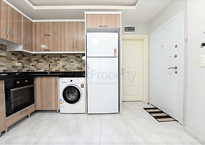 شقة مؤثثة - غرفة وصالة ضمن مجمع - مهموتلار / الانيا 