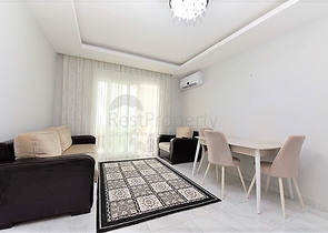 شقة مؤثثة - غرفة وصالة ضمن مجمع - مهموتلار / الانيا 