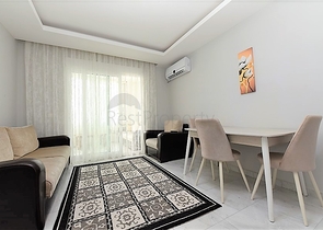 شقة مؤثثة - غرفة وصالة ضمن مجمع - مهموتلار / الانيا 