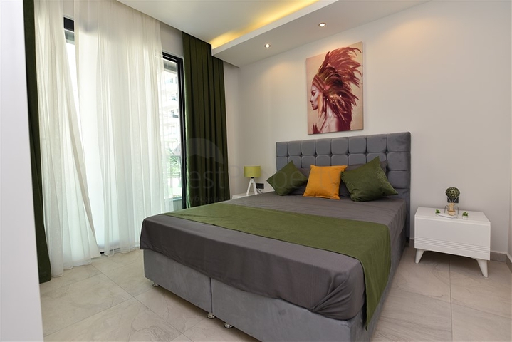 ضمن مجمع اول صف على البحر - شقة غرفتين وصالة - مفروشة - في كارجي جاك / الانيا 