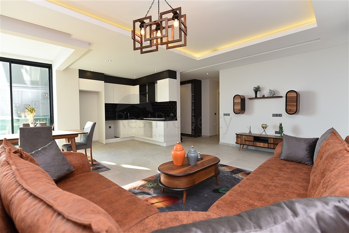 ضمن مجمع اول صف على البحر - شقة غرفتين وصالة - مفروشة - في كارجي جاك / الانيا 