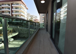 ضمن مجمع اول صف على البحر - شقة غرفتين وصالة - مفروشة - في كارجي جاك / الانيا 