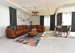 ضمن مجمع اول صف على البحر - شقة غرفتين وصالة - مفروشة - في كارجي جاك / الانيا 