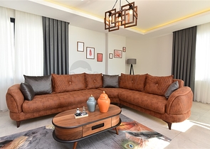 ضمن مجمع اول صف على البحر - شقة غرفتين وصالة - مفروشة - في كارجي جاك / الانيا 