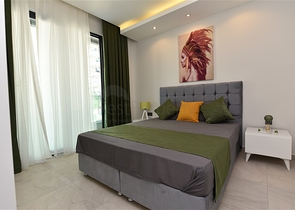 ضمن مجمع اول صف على البحر - شقة غرفتين وصالة - مفروشة - في كارجي جاك / الانيا 