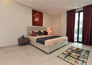 ضمن مجمع اول صف على البحر - شقة غرفتين وصالة - مفروشة - في كارجي جاك / الانيا 