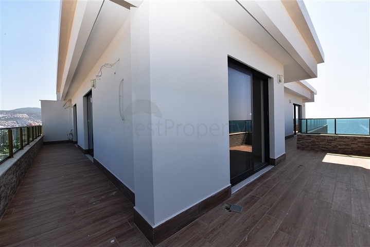 اطلالة بحر - دوبلكس 4 غرف - ضمن مجمع 5 نجوم - في مهموتلار / الانيا 