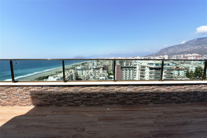 اطلالة بحر - دوبلكس 4 غرف - ضمن مجمع 5 نجوم - في مهموتلار / الانيا 