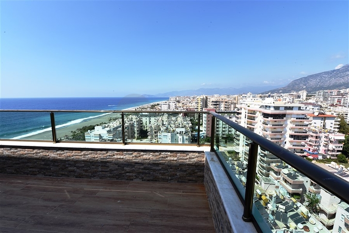 اطلالة بحر - دوبلكس 4 غرف - ضمن مجمع 5 نجوم - في مهموتلار / الانيا 