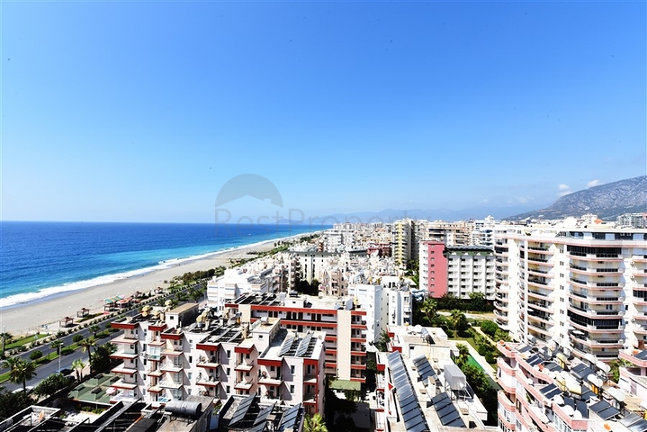 اطلالة بحر - دوبلكس 4 غرف - ضمن مجمع 5 نجوم - في مهموتلار / الانيا 