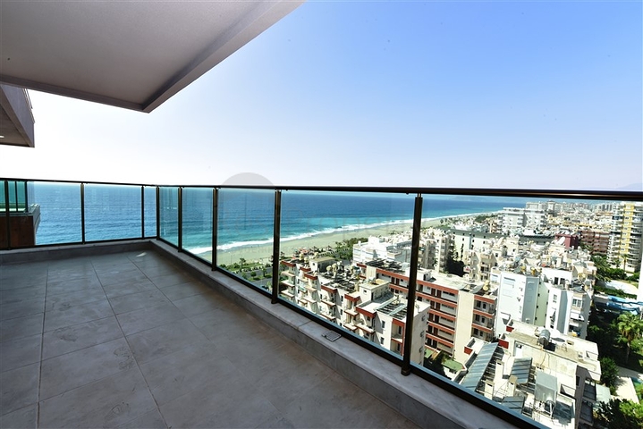 اطلالة بحر - دوبلكس 4 غرف - ضمن مجمع 5 نجوم - في مهموتلار / الانيا 