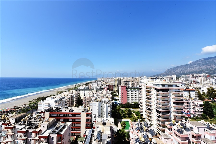 اطلالة بحر - دوبلكس 4 غرف - ضمن مجمع 5 نجوم - في مهموتلار / الانيا 