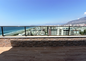 اطلالة بحر - دوبلكس 4 غرف - ضمن مجمع 5 نجوم - في مهموتلار / الانيا 