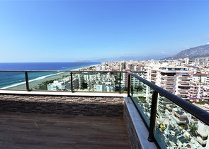 اطلالة بحر - دوبلكس 4 غرف - ضمن مجمع 5 نجوم - في مهموتلار / الانيا 