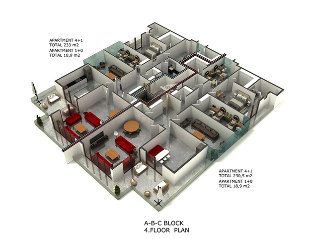 شقق بالتقسيط من شركة الانشاء - في مدينة الانيا / منطقة اوبا المركزية 