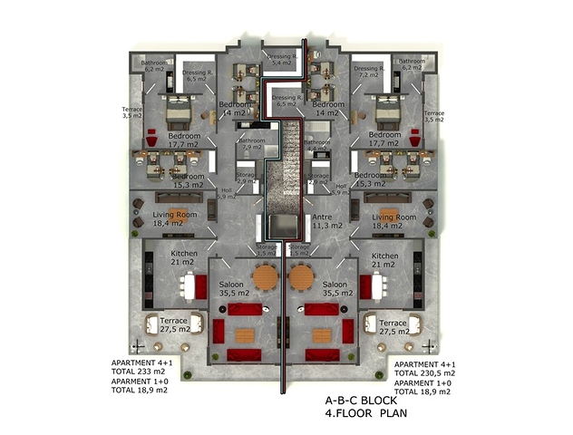 شقق بالتقسيط من شركة الانشاء - في مدينة الانيا / منطقة اوبا المركزية 