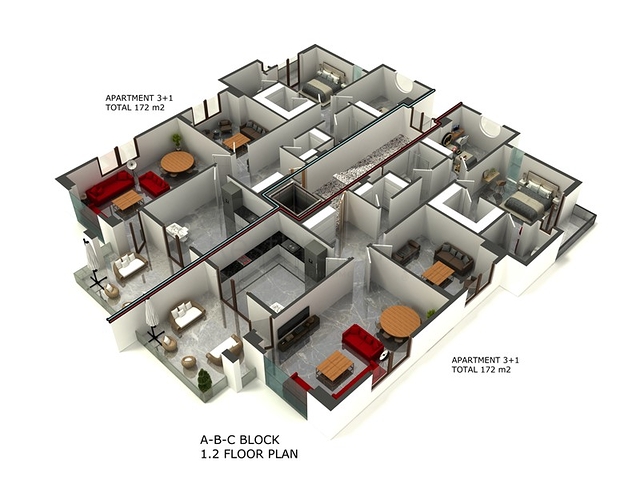 شقق بالتقسيط من شركة الانشاء - في مدينة الانيا / منطقة اوبا المركزية 