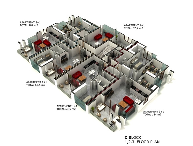 شقق بالتقسيط من شركة الانشاء - في مدينة الانيا / منطقة اوبا المركزية 