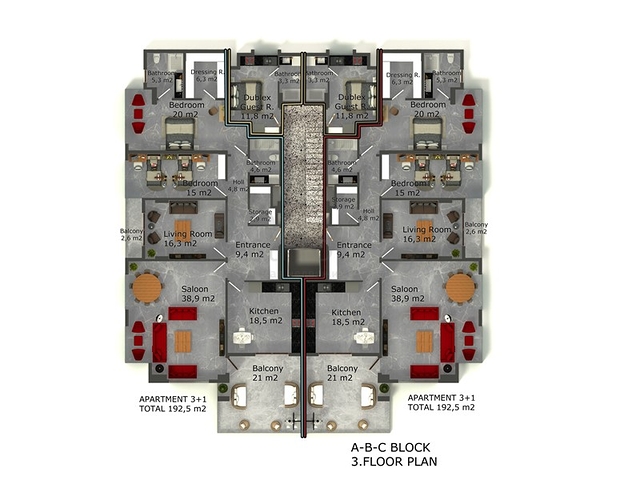 شقق بالتقسيط من شركة الانشاء - في مدينة الانيا / منطقة اوبا المركزية 