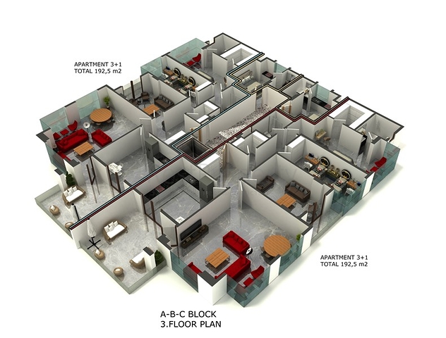 شقق بالتقسيط من شركة الانشاء - في مدينة الانيا / منطقة اوبا المركزية 