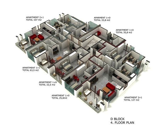 شقق بالتقسيط من شركة الانشاء - في مدينة الانيا / منطقة اوبا المركزية 