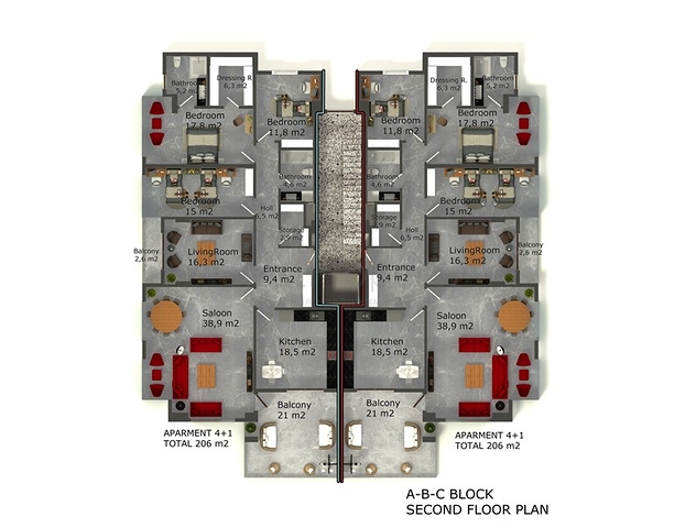 شقق بالتقسيط من شركة الانشاء - في مدينة الانيا / منطقة اوبا المركزية 