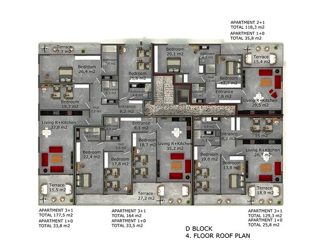 شقق بالتقسيط من شركة الانشاء - في مدينة الانيا / منطقة اوبا المركزية 