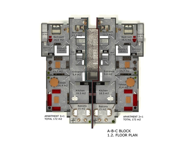 شقق بالتقسيط من شركة الانشاء - في مدينة الانيا / منطقة اوبا المركزية 