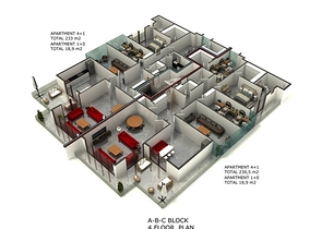 شقق بالتقسيط من شركة الانشاء - في مدينة الانيا / منطقة اوبا المركزية 