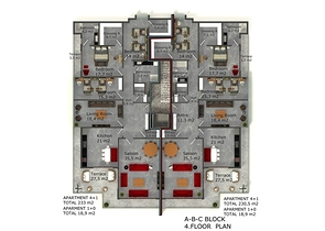 شقق بالتقسيط من شركة الانشاء - في مدينة الانيا / منطقة اوبا المركزية 