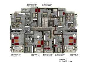 شقق بالتقسيط من شركة الانشاء - في مدينة الانيا / منطقة اوبا المركزية 