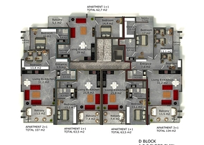 شقق بالتقسيط من شركة الانشاء - في مدينة الانيا / منطقة اوبا المركزية 