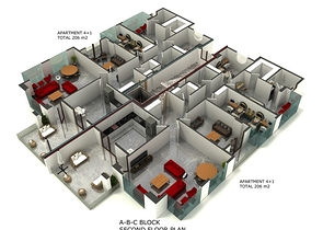 شقق بالتقسيط من شركة الانشاء - في مدينة الانيا / منطقة اوبا المركزية 