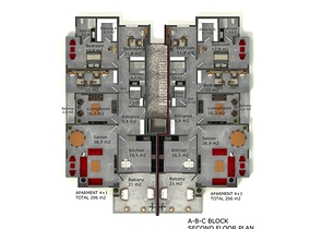 شقق بالتقسيط من شركة الانشاء - في مدينة الانيا / منطقة اوبا المركزية 