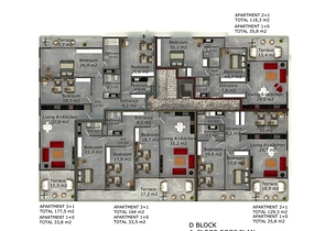 شقق بالتقسيط من شركة الانشاء - في مدينة الانيا / منطقة اوبا المركزية 