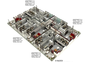 شقق بالتقسيط من شركة الانشاء - في مدينة الانيا / منطقة اوبا المركزية 