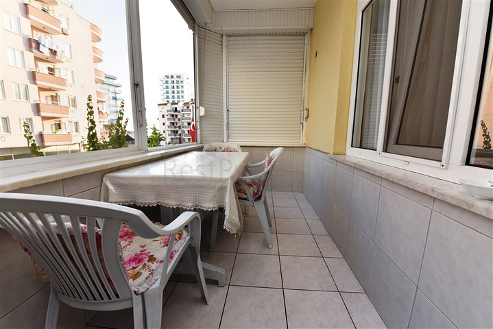 شقة غرفتين وصالة - مطبخ منفصل - مفروشة - في مهموتلار / الانيا 