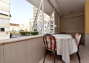 شقة غرفتين وصالة - مطبخ منفصل - مفروشة - في مهموتلار / الانيا 