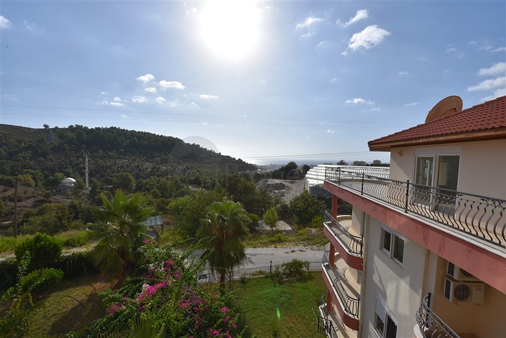 شقة غرفتين وصالة - مفروشة - ضمن مجمع سكني بين احضان الطبيعة - مهموتلار /الانيا 